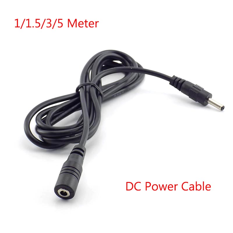 Cable Extension 3.5 - 1/1.5/3/5 Meter Male Female DC Power