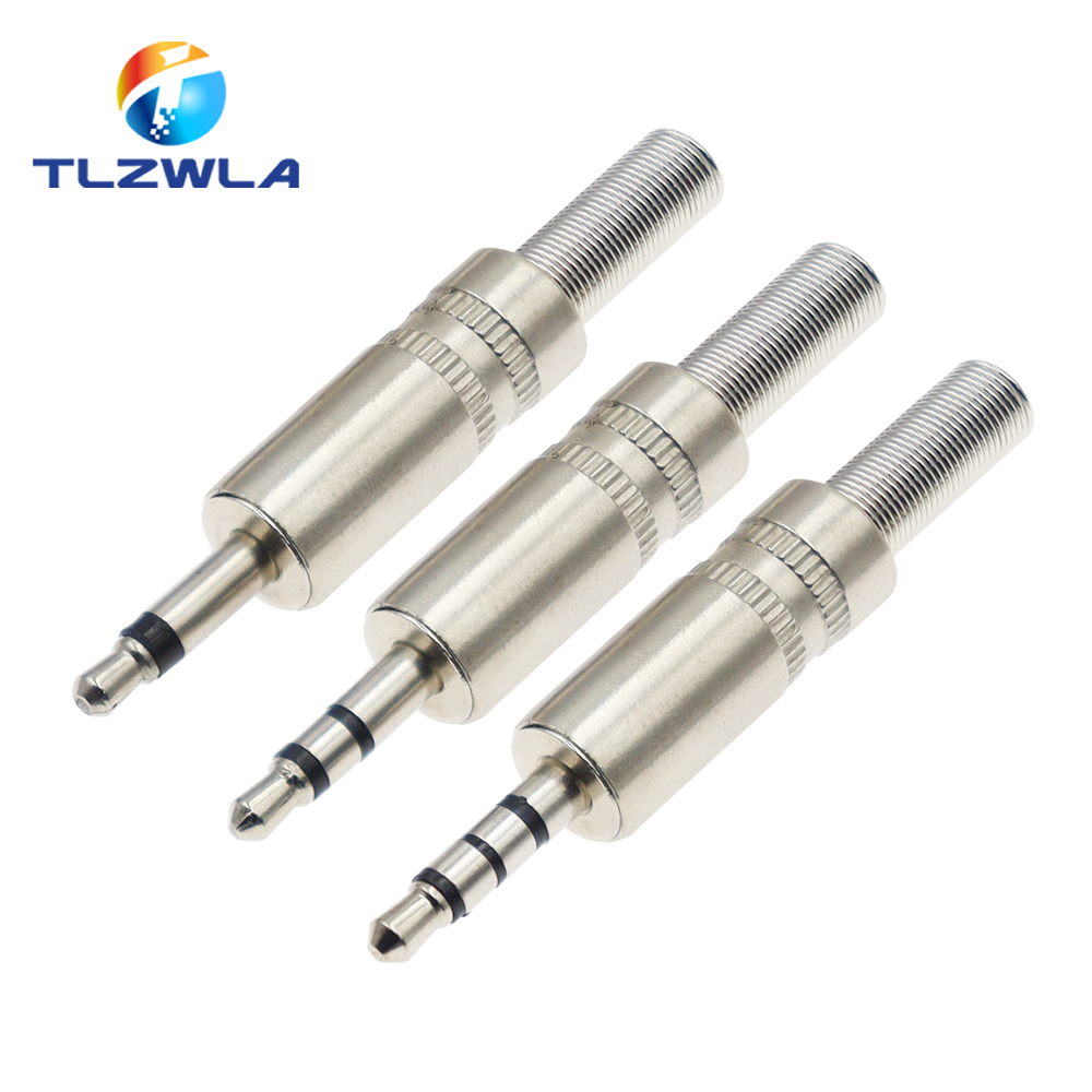 Cable Extension 3.5 - 5PCS Metal Repair 3.5mm Male Headphone