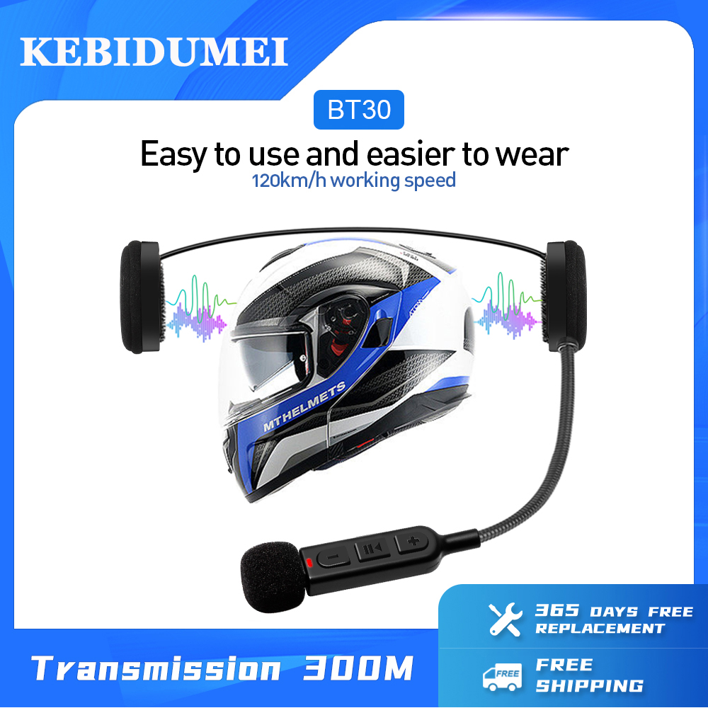 Bluetooth Headset On Ear - Bluetooth 5.3 Motorcycle Helmet Headset Wireless