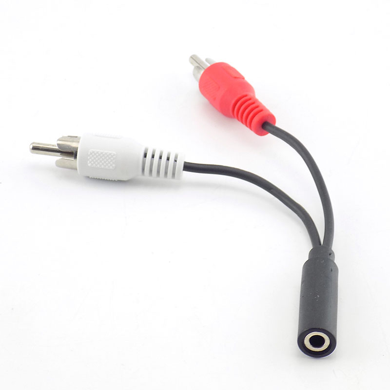 Cable Extension 3.5 - 3.5mm RCA Female jack Stereo to