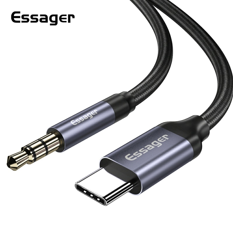 Essager Usb C To 3.5mm Aux Jac - огляд і ціна Earphone Splitter Jack