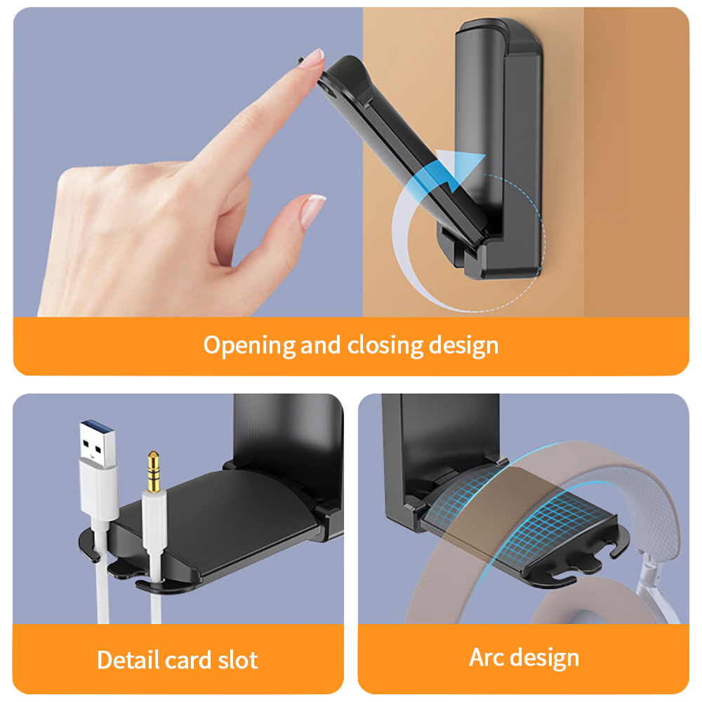 Folding Headset Stand Holder G - огляд і ціна Headphone Stand Desk