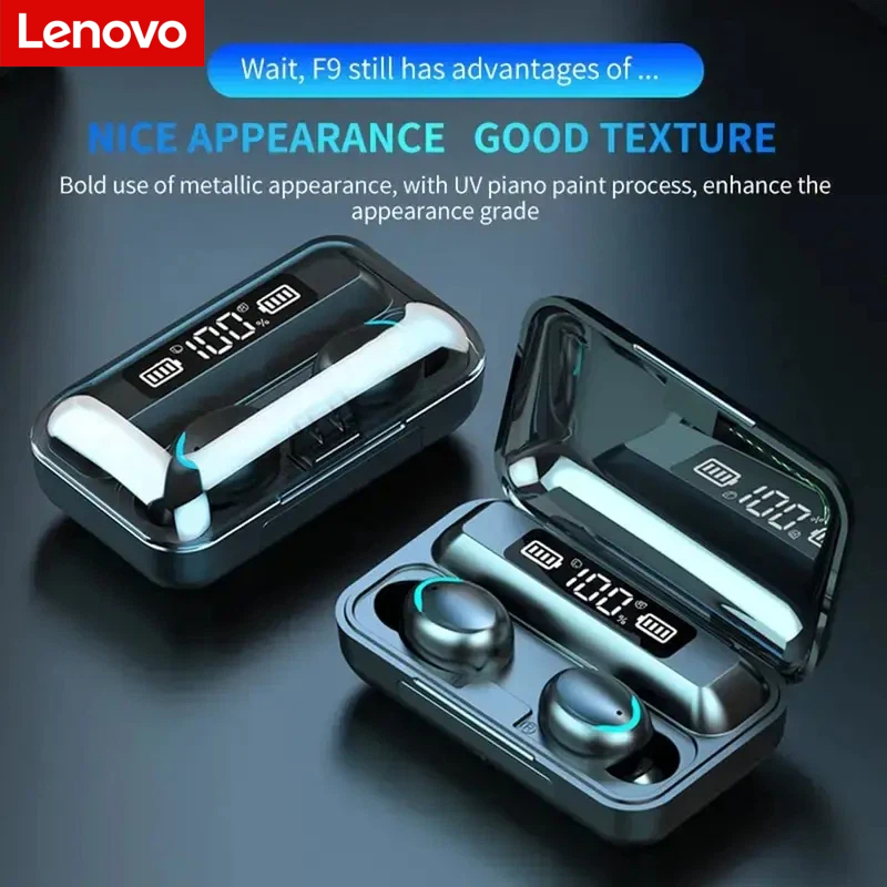 Lenovo F9 Bluetooth Wireless H - огляд і ціна Earbuds Charging Case