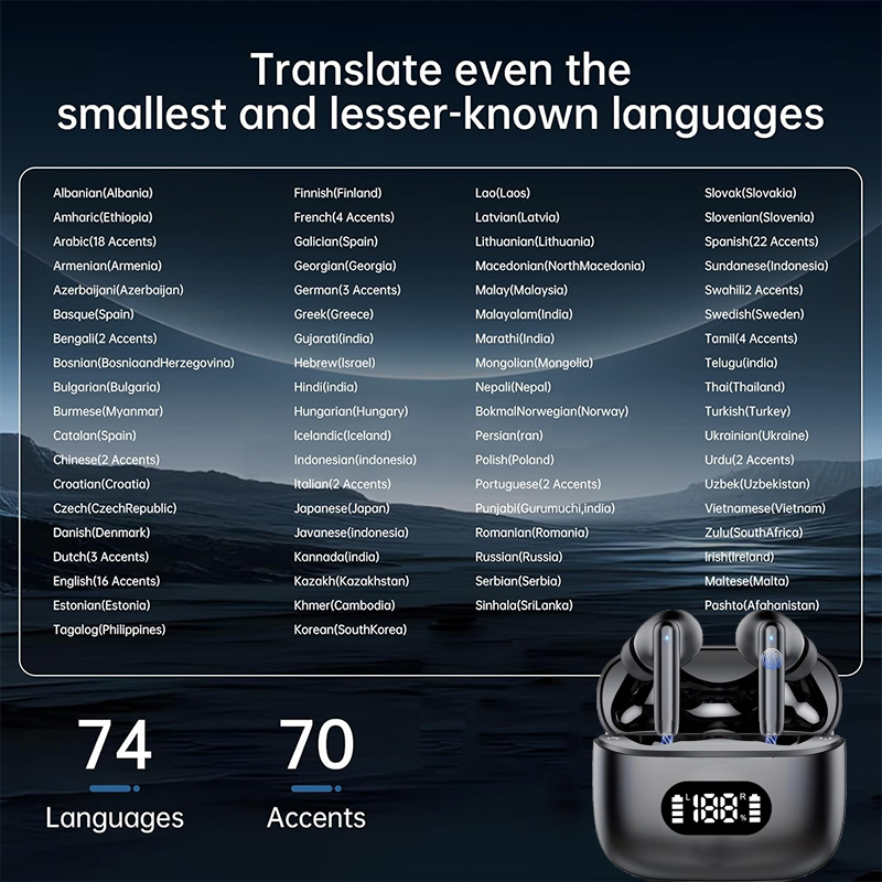 Hot-selling AI Translation Hea - огляд і ціна Earbuds Charging Case