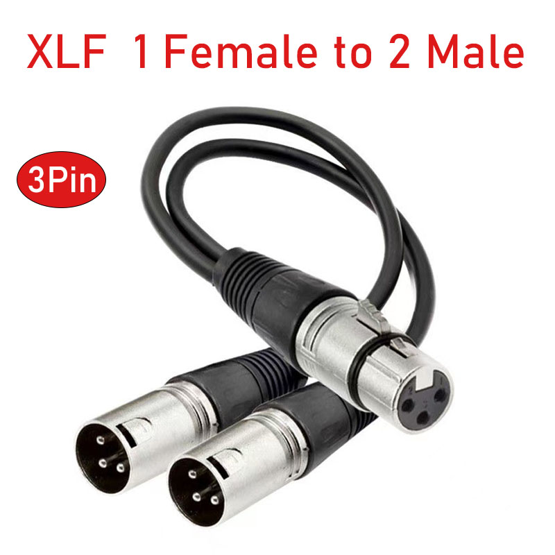 XLR Splitter Cable 3 Pin Femal - огляд і ціна Audio Splitter Y