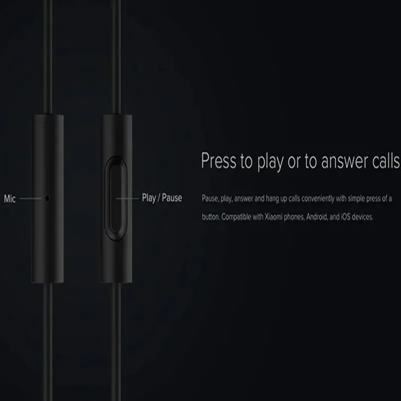 Xiaomi Single Dynamic Earphone - огляд і ціна Wired Earphone Mic