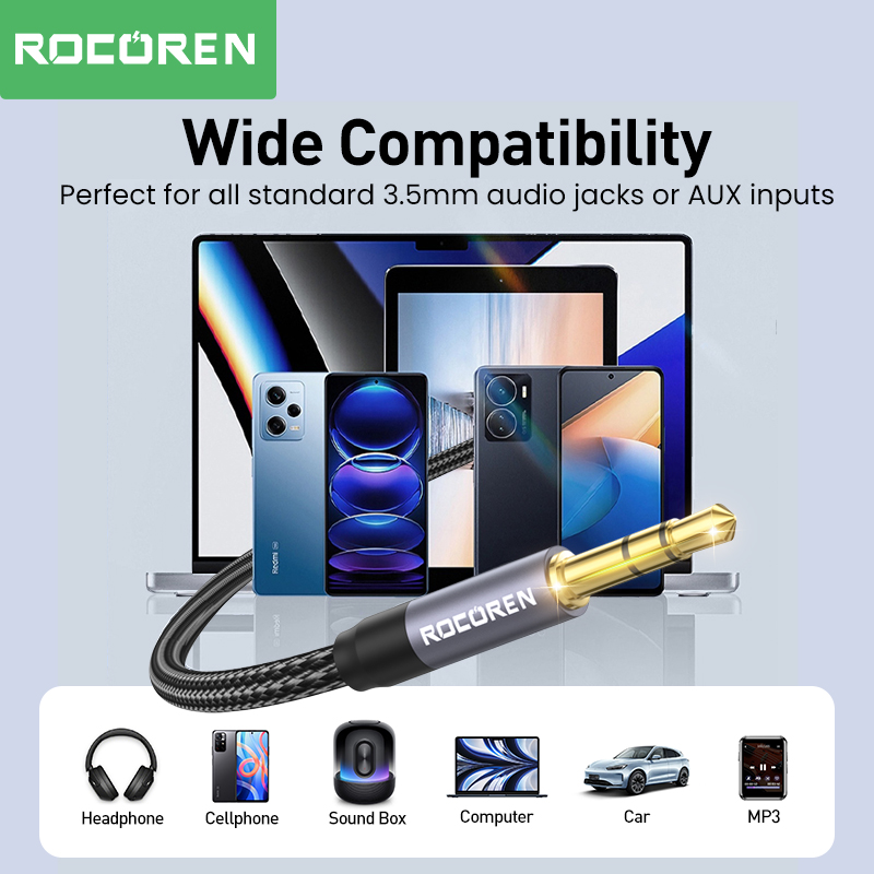 Rocoren 3.5mm Jack Audio Cable - огляд і ціна Cable Extension 3.5
