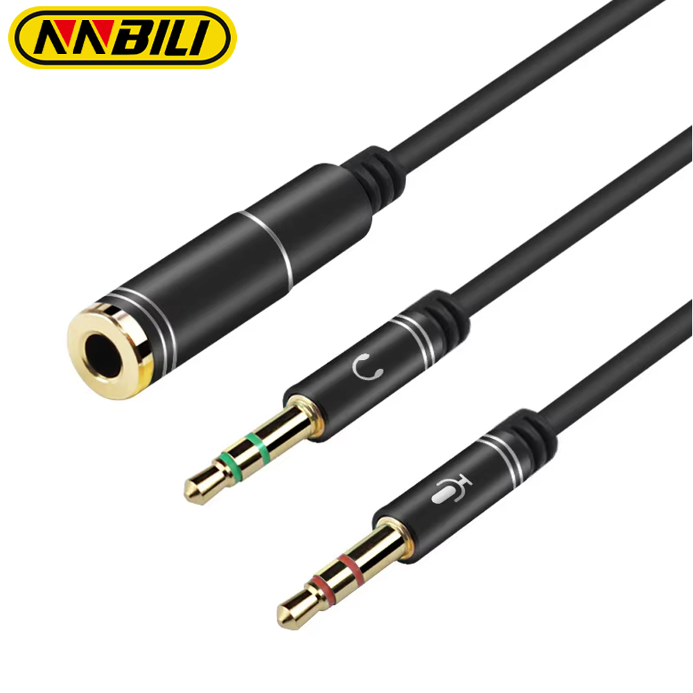 NNBILI Mini Jack 3.5 Microphon - огляд і ціна Earphone Splitter Jack