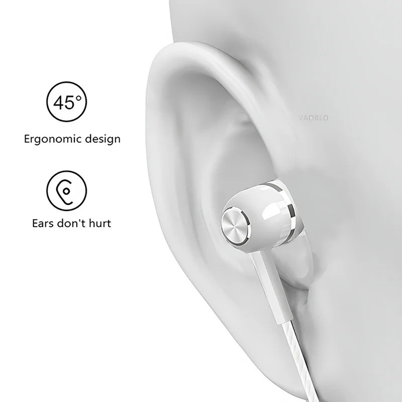 1/2/3/4Pcs 3.5mm Wired Earphon - огляд і ціна Wired Earphone Mic