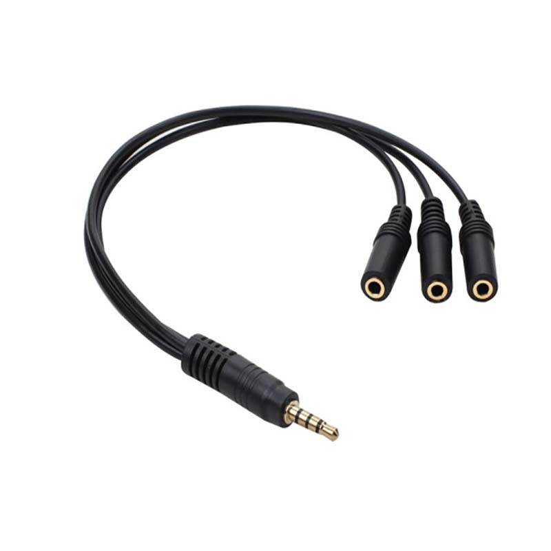 1 Male to 3 Female 3.5mm 3 Way - огляд і ціна Earphone Splitter Jack