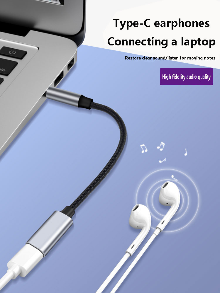 3.5mm Male to Type-C Aux Audio - огляд і ціна Usb C Earphone