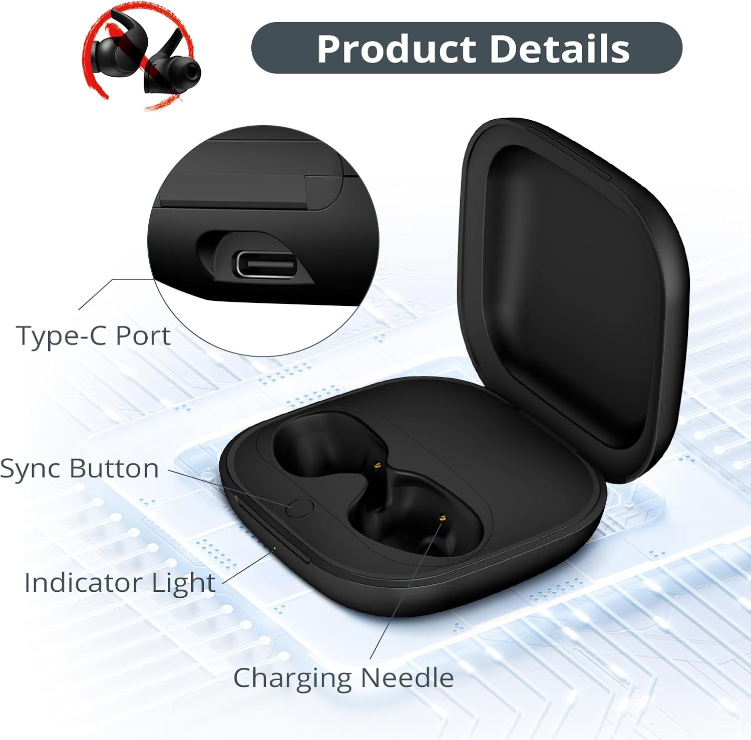700mAh Battery Earphone Chargi - огляд і ціна Usb C Earphone