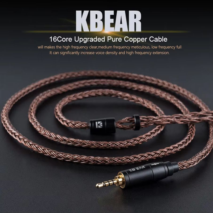 KBEAR 16 core 2-pin IEM headph - огляд і ціна In Ear Monitor Iem