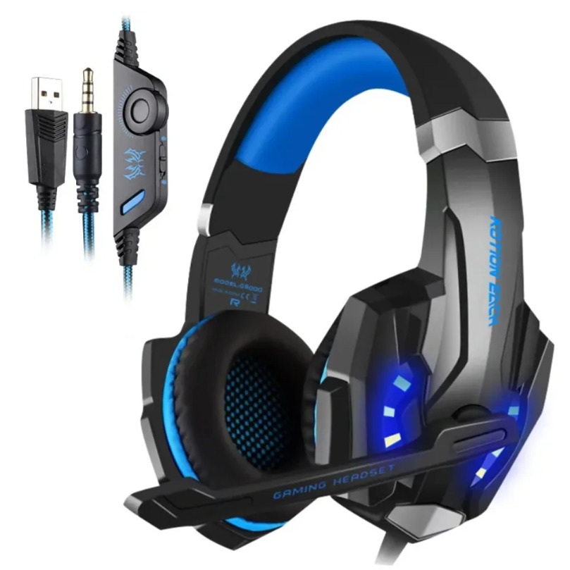 Gaming Headset Deep Bass Stere - огляд і ціна Wired Earphone Mic