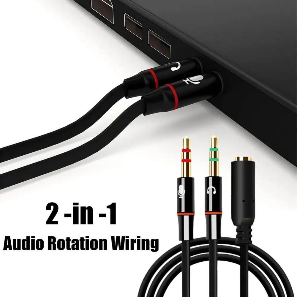 3.5mm Headphone Microphone Aud - огляд і ціна Audio Splitter Y
