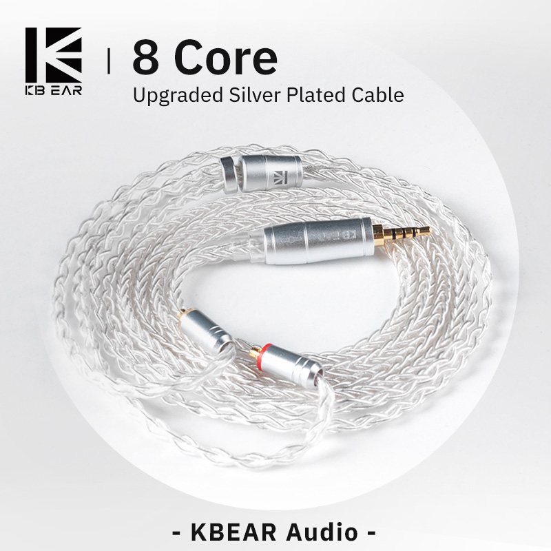 KBEAR 8 Core Upgraded Silver W - огляд і ціна In Ear Monitor Iem