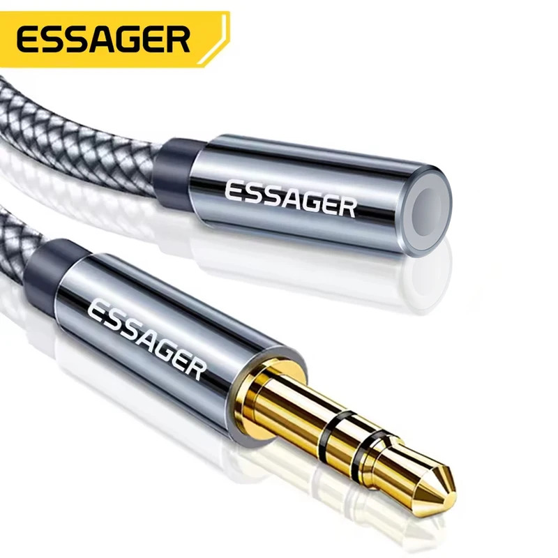 Essager 3.5mm Audio Aux Cable  - огляд і ціна Earphone Splitter Jack