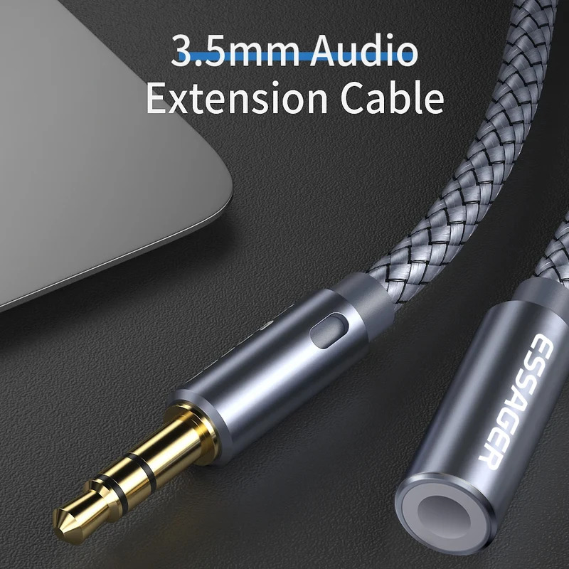 Essager 3.5mm Audio Aux Cable  - огляд і ціна Earphone Splitter Jack