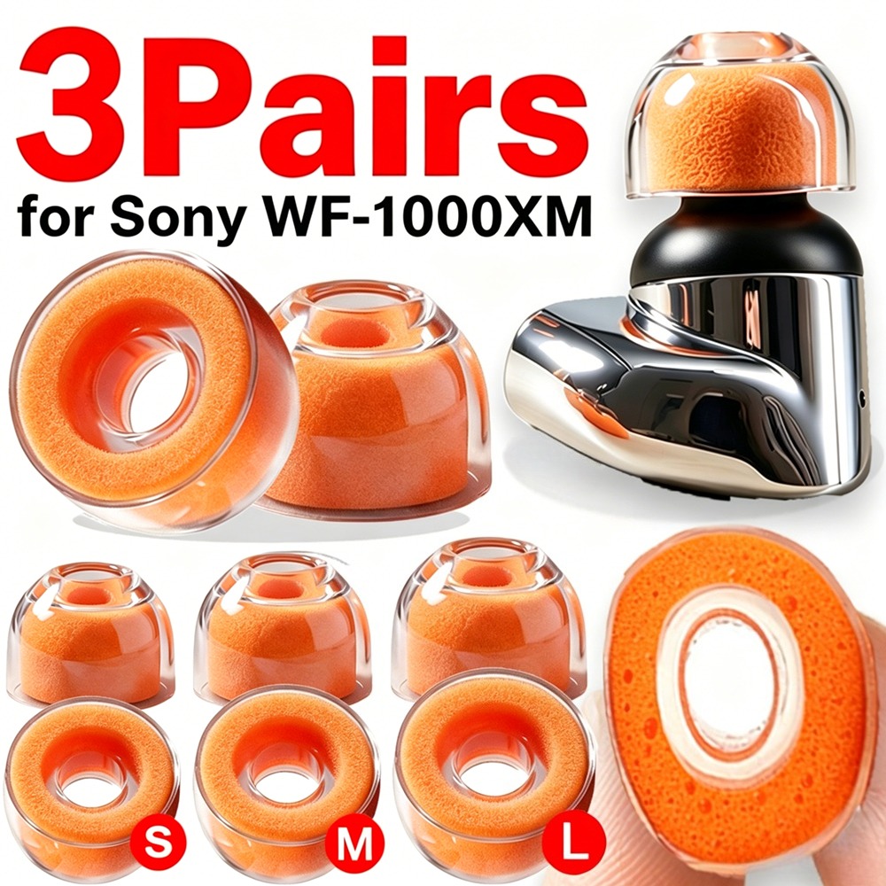 1-3Pairs for Sony WF-1000XM6/5 - огляд і ціна Earphone Foam Tip